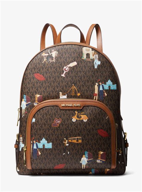 back packs girl michael kors|Jaycee Medium Jet Set Girls Backpack .